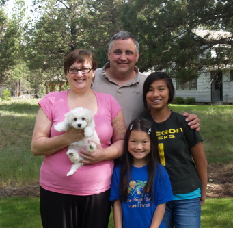 Bichon Frise puppy in Newberg Oregon